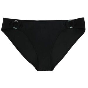 🏖 NEW AERIE BIKINI BOTTOM BLACK WITH Plastic Circles SIZE XXL 2XL 🏝️